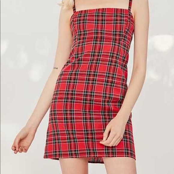 Urban Outfitters Plaid Mini Dress - LIKE NEW - Picture 2 of 3